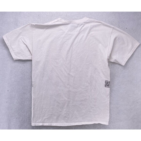 10 DEEP Power Mens T-SHIRT Size Large 2019 White Orange Graphic Tee - Picture 2 of 7